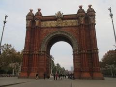 Arc de Triomf in Barcelona 2015