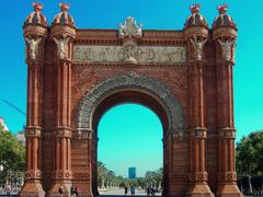 Arc de Triomf in Barcelona built in 1888 for the World Fair