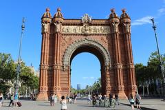 Arc de Triomf in Barcelona, Spain