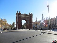 Arc de Triomf in Barcelona