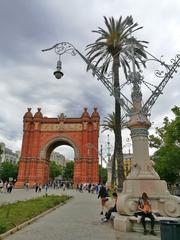 Passeig de Lluís Companys with Arc de Triomf in the background, Barcelona