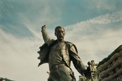 statue of Freddie Mercury in Montreux, Switzerland