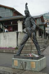 Freddie Mercury statue in Montreux