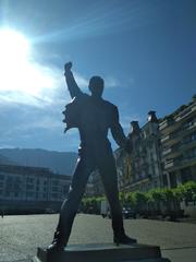 Freddie Mercury statue in Montreux