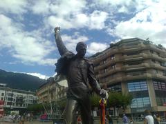 Freddie Mercury statue in Montreux