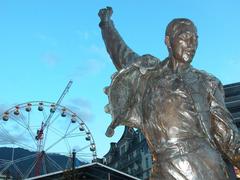 Statue honoring Freddie Mercury in Montreux