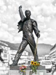 Freddie Mercury statue in Montreux, Switzerland