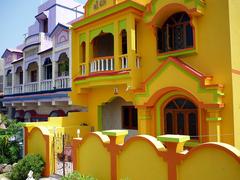 Newly built houses on the outskirts of Diu