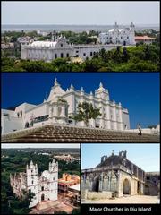 Major Churches of Diu Island