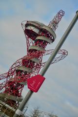 ArcelorMittal Orbit sculpture against a clear sky