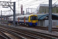 378225 train arriving at Stratford station