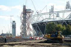 The Orbit sculpture and Olympic Stadium in London