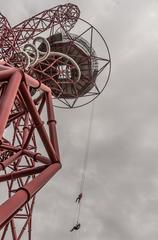 Abseiling off the ArcelorMittal Orbit