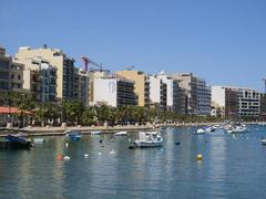 Aerial view of Il-Gzira, Malta