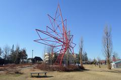 Mississauga Park Maple Leaf Monument in Kariya, Aichi Prefecture