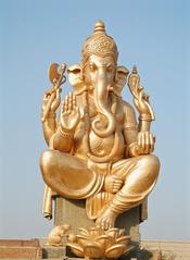 Lord Ganesha statue in Bahadurgarh, Haryana, India