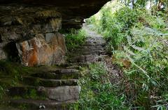 Path from Templo de la Luna to Machu Picchu