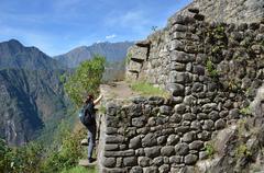 View near the summit of Huyana Picchu