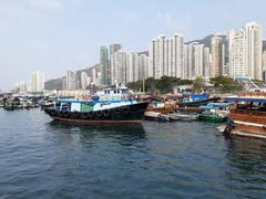 Waterfront Promenade in Ap Lei Chau, Hong Kong, January 2021