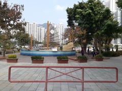 HK Ap Lei Chau Waterfront Promenade in January 2021