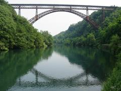 Ponte di ferro di Paderno d'Adda over the Adda River