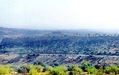 Panorama of Valle dei Templi, ancient Akragas