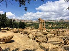 Ruins in the Valley of the Temples, Agrigento, Sicily