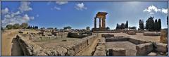 Valley of the Temples in Sicily panorama