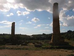 Temple of Vulcano in Valley of the Temples, Agrigento