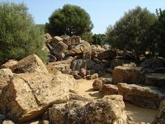 Temple of the Olympian Zeus in Agrigento, Sicily, Italy