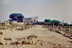 Historic view of Valle dei Templi's Quartiere Ellenistico Romano from 1979