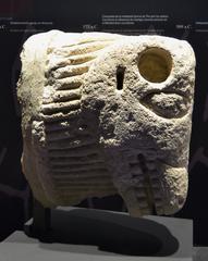 Stone sculpture of a bull's head from the 5th century BC