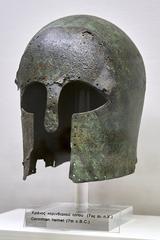 Corinthian helmet from the 7th century B.C.