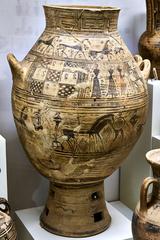 Ancient Geometric vase from the Early Geometric period, 10th-9th B.C.