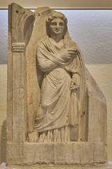 Funerary stele of an unknown woman from the late first or early second century A.D.