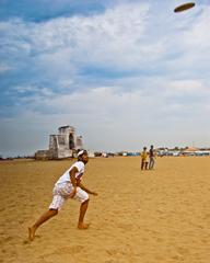 Karl Schmidt Memorial at Besant Nagar Elliot's Beach in Chennai