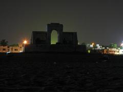 Memorial at Edward Elliot's beach