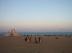 Elliott's Beach in Besant Nagar, Chennai