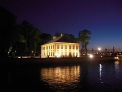 Summer Palace illuminated at night