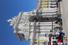 Arc de Triomphe de la Rue Augusta in Lisbon, Portugal