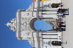 Arc de Triomphe de la Rue Augusta in Lisbon, Portugal