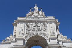 Arc de Triomphe on Rua Augusta, Lisbon