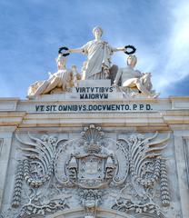 Arco da Rua Augusta and Supremo Tribunal de Justiça in Lisbon