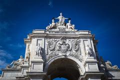 Arco da Rua Augusta in Praça do Comércio, Lisbon