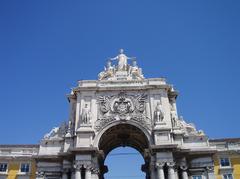 Augusta Street Triumphal Arch in Lisbon, Portugal