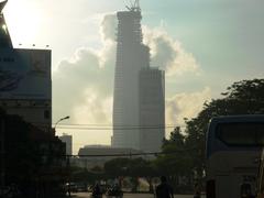 Bitexco Financial Tower under construction in Ho Chi Minh City