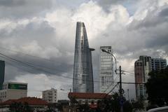 Bitexco Financial Tower in Ho Chi Minh City at dusk