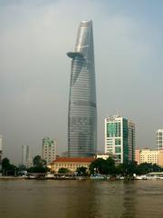 Bitexco Financial Tower in morning sunlight