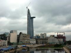 Bitexco Financial Tower viewed from Calmette Bridge