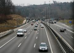 Westportal of Bareggtunnel in Baden, Switzerland